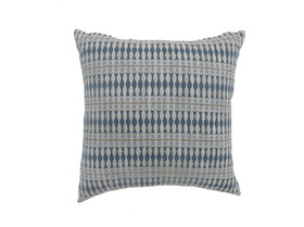 Benzara BM177977 Contemporary Style Simple Traditionally Designed Set of 2 Throw Pillows, Blue