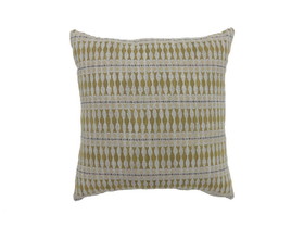 Benzara BM177981 Contemporary Style Simple Traditionally Designed Set of 2 Throw Pillows, Yellow