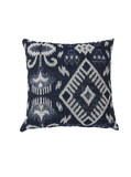 Benzara BM177989 Contemporary Style Set of 2 Throw Pillows, Navy Blue