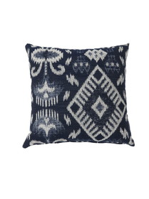 Benzara BM177989 Contemporary Style Set of 2 Throw Pillows, Navy Blue