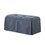 Benzara BM181463 Rectangular Button Tufted Fabric Upholstered Bench With Storage, Blue