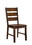 Benzara BM183653 Wooden Side Chair With Block Legs, Brown, Pack Of Two
