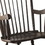 Benzara BM185747 Traditional Style Wooden Rocking Chair with Contoured Seat, Black