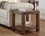 Benzara BM187653 Acacia Wood End Table with Exposed Mortise and Tenon Corner Joints, Brown