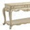 Benzara BM191258 30 Inch 2 Drawer Console Table with Bottom Shelf, Antique White