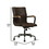 Benjara BM191417 Leatherette Swivel Adjustable Executive Office Chair, Brown