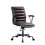 Benzara BM194320 Swivel Adjustable Leatherette Executive Office Chair, Brown