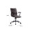 Benzara BM194320 Swivel Adjustable Leatherette Executive Office Chair, Brown