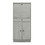 Benzara BM194374 Spacious Wooden Wine Cabinet with Drop Down Storage and Double Door Cabinet, White