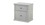 Benjara BM194585 Fabric Upholstered Wooden Nightstand with Two Drawers, White