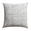 Benjara BM200571 Hand Block Printed Cotton Pillow with Kilim Pattern, Set of 2, Black and White