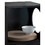 Benjara BM200659 Wooden Pet End Table with Flat Base and Cutout Design on Sides, Black
