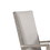 Benjara BM202031 Wooden Arm Chairs with Fabric Padded Seat and High Backrest, Gray, Set of Two