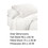 Benzara BM202186 Udine 3 Piece Twin Size Sheet Set with Crochet Lace, White