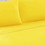 Benzara BM202201 Bezons 4 Piece Queen Size Microfiber Sheet Set, Yellow