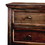 Benjara BM203210 2 Drawer Transitional Wooden Nightstand with Molded Trim , Brown