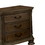 Benjara BM203243 Wooden Nightstand with 3 Drawers and Intricate Carving Details, Brown