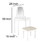 Benjara BM203412 Wooden Vanity Set with Padded Stool, White and Beige