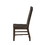 Benjara BM204355 Wooden Dining Side Chairs with Slated Style Back, Set of Two, Brown