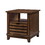Benjara BM204475 Open Top Contemporary Wooden Contemporary Style End Table, Brown
