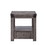 Benjara BM204478 Wooden End Table with Open Bottom Shelf and One Drawer, Gray