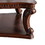 Benjara BM205329 Traditional Coffee Table with Cabriole Legs and Wooden Carving, Brown