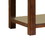 Benjara BM205366 Square Shaped End Table with Open Bottom Shelf, Brown