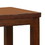 Benjara BM205366 Square Shaped End Table with Open Bottom Shelf, Brown
