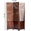 Benjara BM205415 Traditional Foldable Wooden Shutter Screen with 3 Panels, Brown
