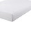 Benjara BM205433 Full Size Mattress with Patterned Fabric Upholstery, White
