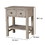 Benjara BM205695 Transitional Nightstand with Two Drawers and Bottom Shelf, Gray