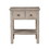 Benjara BM205695 Transitional Nightstand with Two Drawers and Bottom Shelf, Gray