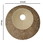 Benjara BM205831 Round and Ribbed Double Layer Sandstone Wall Art, Medium, Brown and Beige