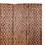 Benjara BM205896 3 Panel Transitional Wooden Screen with Leaf Like Carvings, Brown