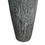 Benjara BM205917 Hand Made Conical Ribbed Flower Vase Sandstone Planter, White