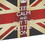 Benjara BM205924 Suitcase with Union Jack Print Canvas Upholstery, Multicolor, Set of 2