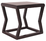 Benjara BM206144 Wooden End Table With Rectangular Top and Sturdy Angular Legs, Brown
