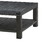 Benjara BM206649 Square Coffee Table with Block Legs and 1 Open Shelf, Dark Gray