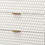Benjara BM206687 Honeycomb Design 3 Drawer Chest with Metal Legs, Small, White
