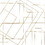Benjara BM206733 Contemporary Style Square Frame Metal Wall Decor, Gold
