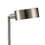 Benjara BM209043 Table Lamp with Stalk Metal Support and Adjustable Head in Silver and Black
