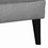 Benjara BM209213 Wooden Fabric Upholstered Ottoman with Cushioned Tufted Seating in Gray