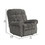 Benjara BM209297 Upholstered Metal Frame Power Lift Recliner with Tufted Seat and Back in Gray