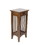 Benjara BM210411 Wooden Pedestal Stand with 1 Drawer and Open Bottom Shelf, Oak Brown