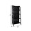 Benjara BM210449 4 Tier Foldable Shelf Display Stand with Plank Style Back, Black