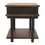 Benjara BM213338 Textured Two Tone Wooden End Table with 1 Drawer in Brown