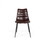 Benjara BM214813 Leatherette Dining Chair with Horizontal Stitching, Set of 2, Brown