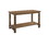 Benjara BM214961 Counter Height Wooden Dining Table with Open Bottom Shelf, Brown