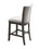 Benjara BM215234 Fabric Upholstered Wooden Frame Counter Chair, Set of 2, Gray