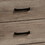 Benjara BM215329 2 Drawer Rustic Nightstand with Bar Pulls and Block Feet, Weathered Gray